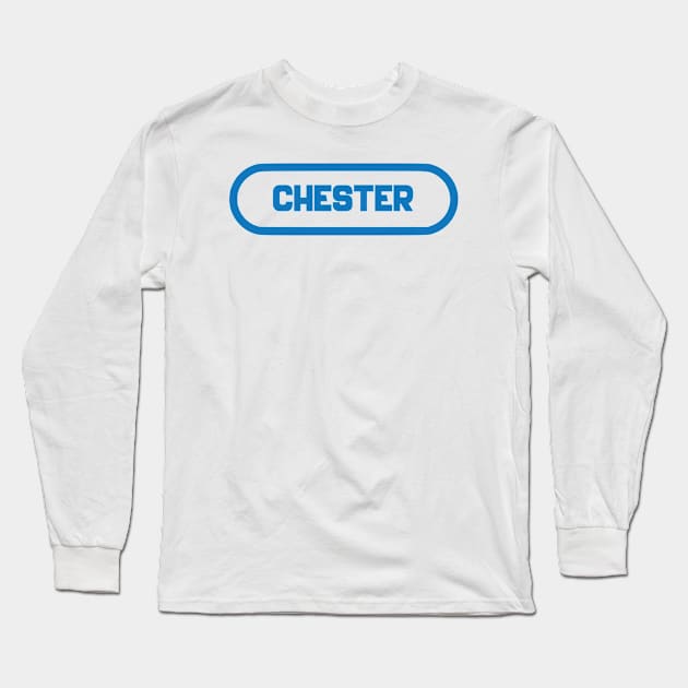 Chester of City Long Sleeve T-Shirt by AvoriseStudio